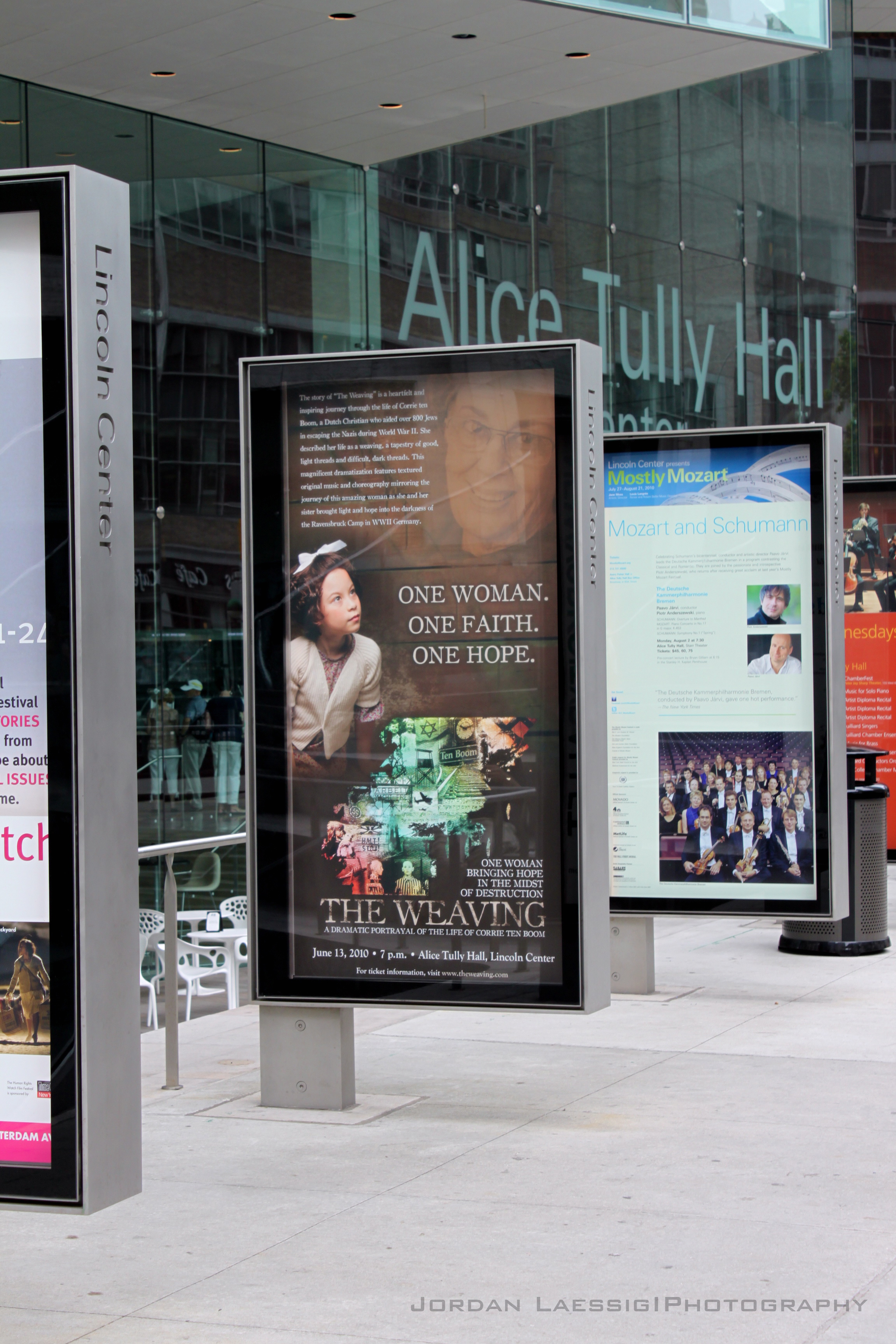 Zion Szot as Young Corrie to a sold-out house at Lincoln Center's Alice Tully Hall NYC.