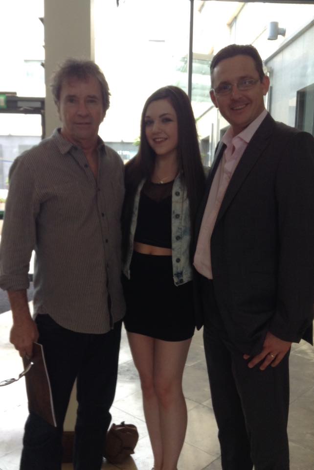 Joseph Conlan, Chloe Gibson and Stephen Gibson at the 27th Galway Film Fleadh