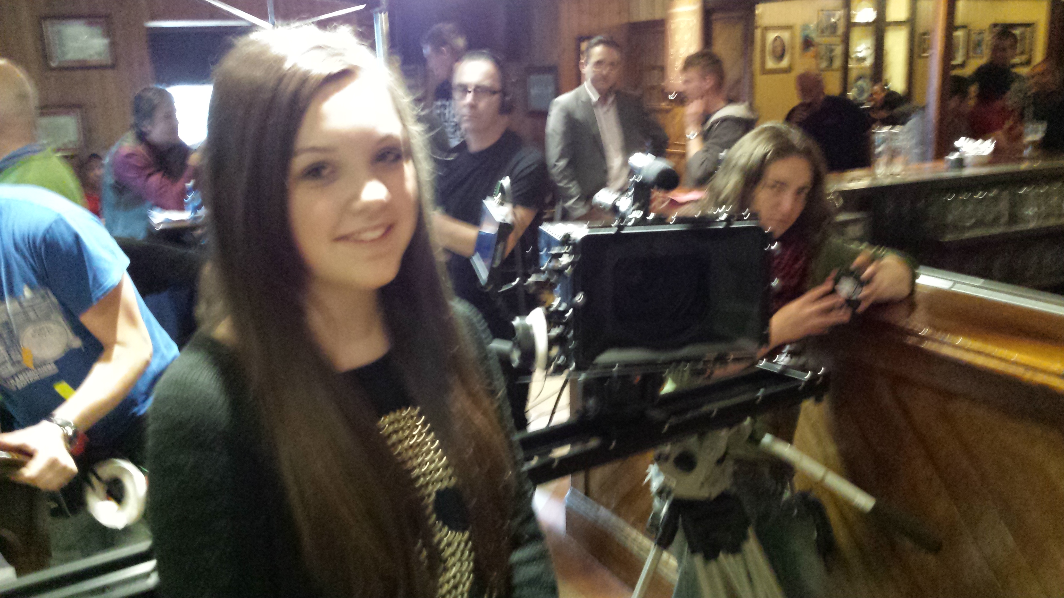 Actress Chloe Gibson On location - THE GAELIC CURSE