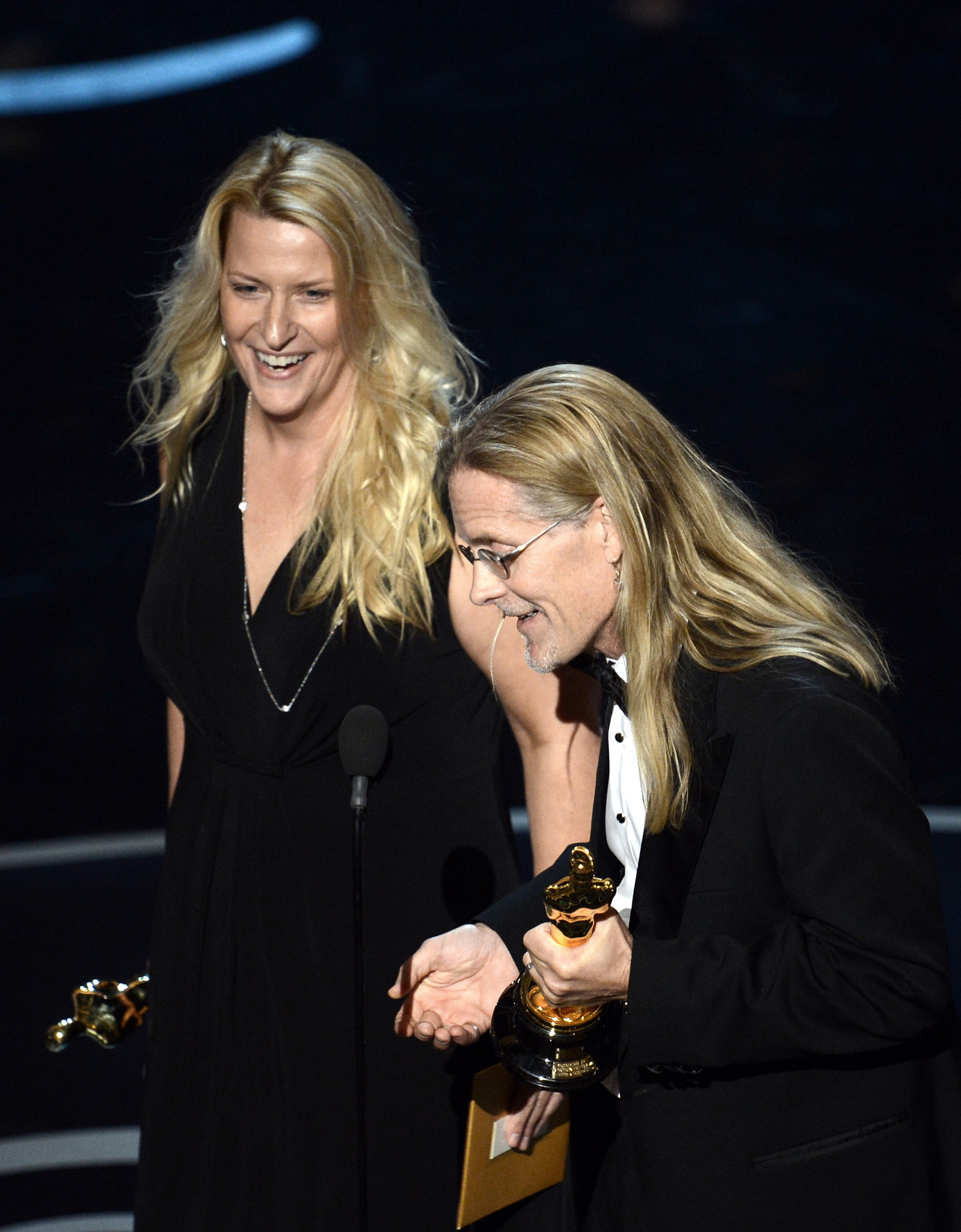 Karen Baker Landers and Per Hallberg at event of The Oscars (2013)