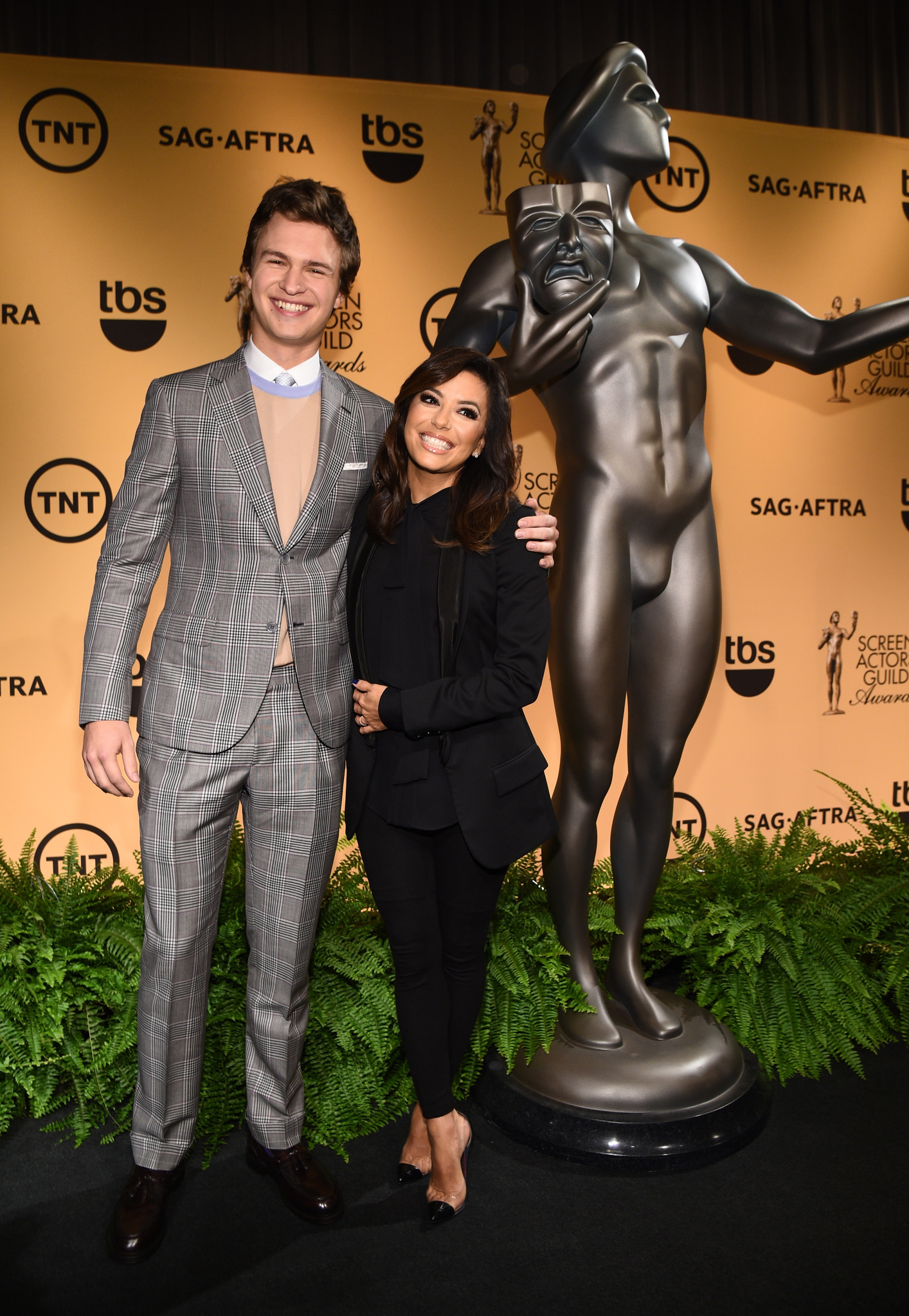 Eva Longoria and Ansel Elgort