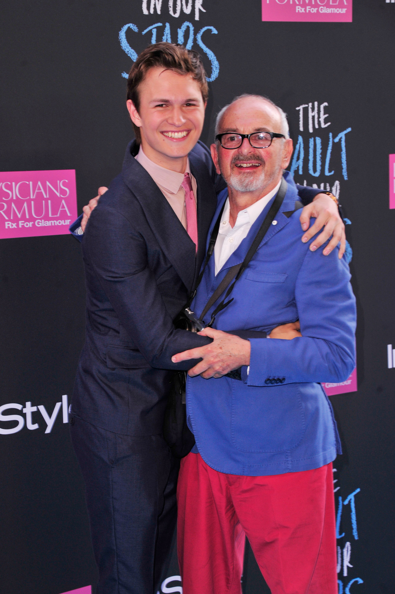 Arthur Elgort and Ansel Elgort at event of Del musu likimo ir zvaigzdes kaltos (2014)