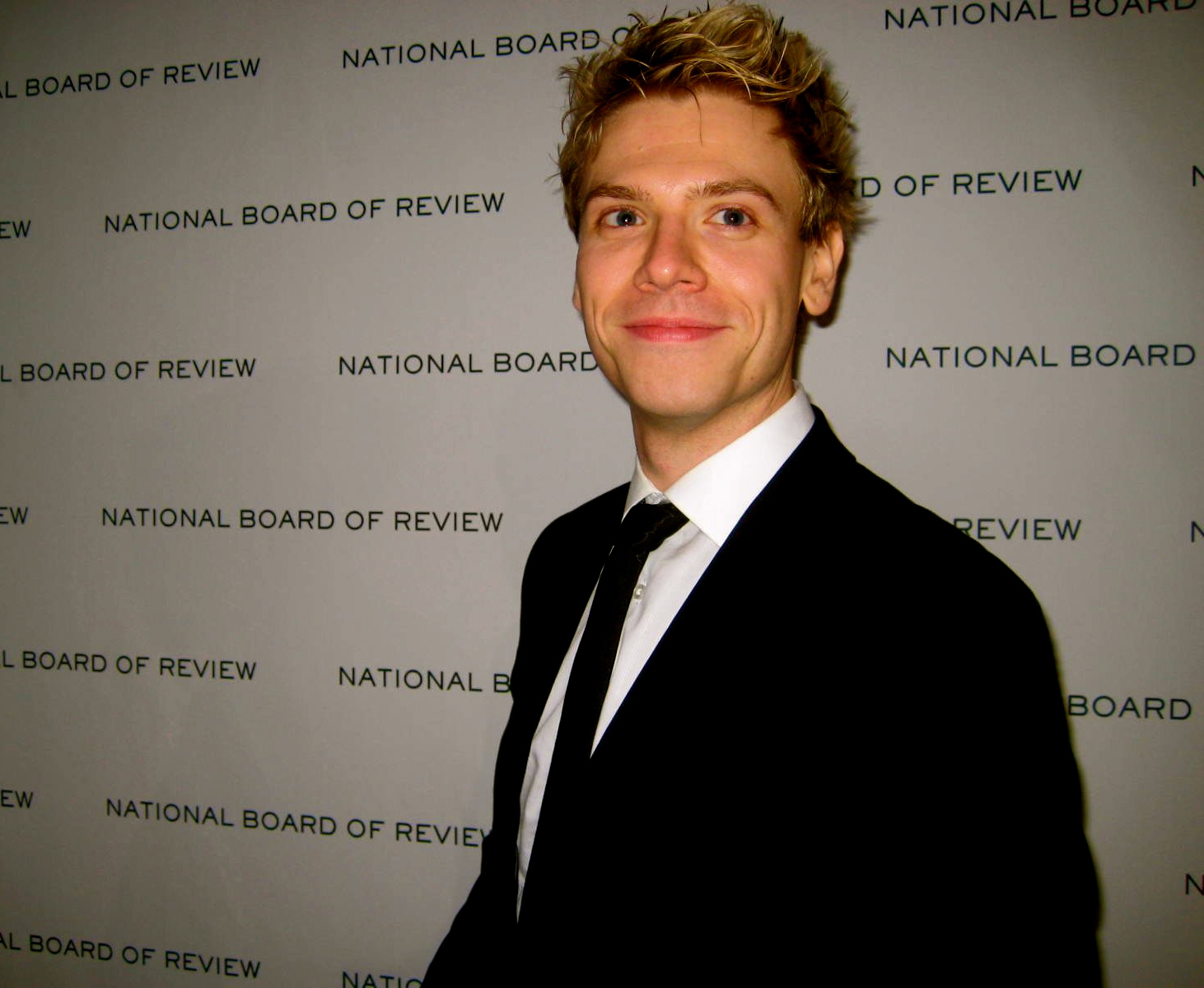 Stefano Da Fre walking the red carpet at the National Board of Review Dinner in New York City