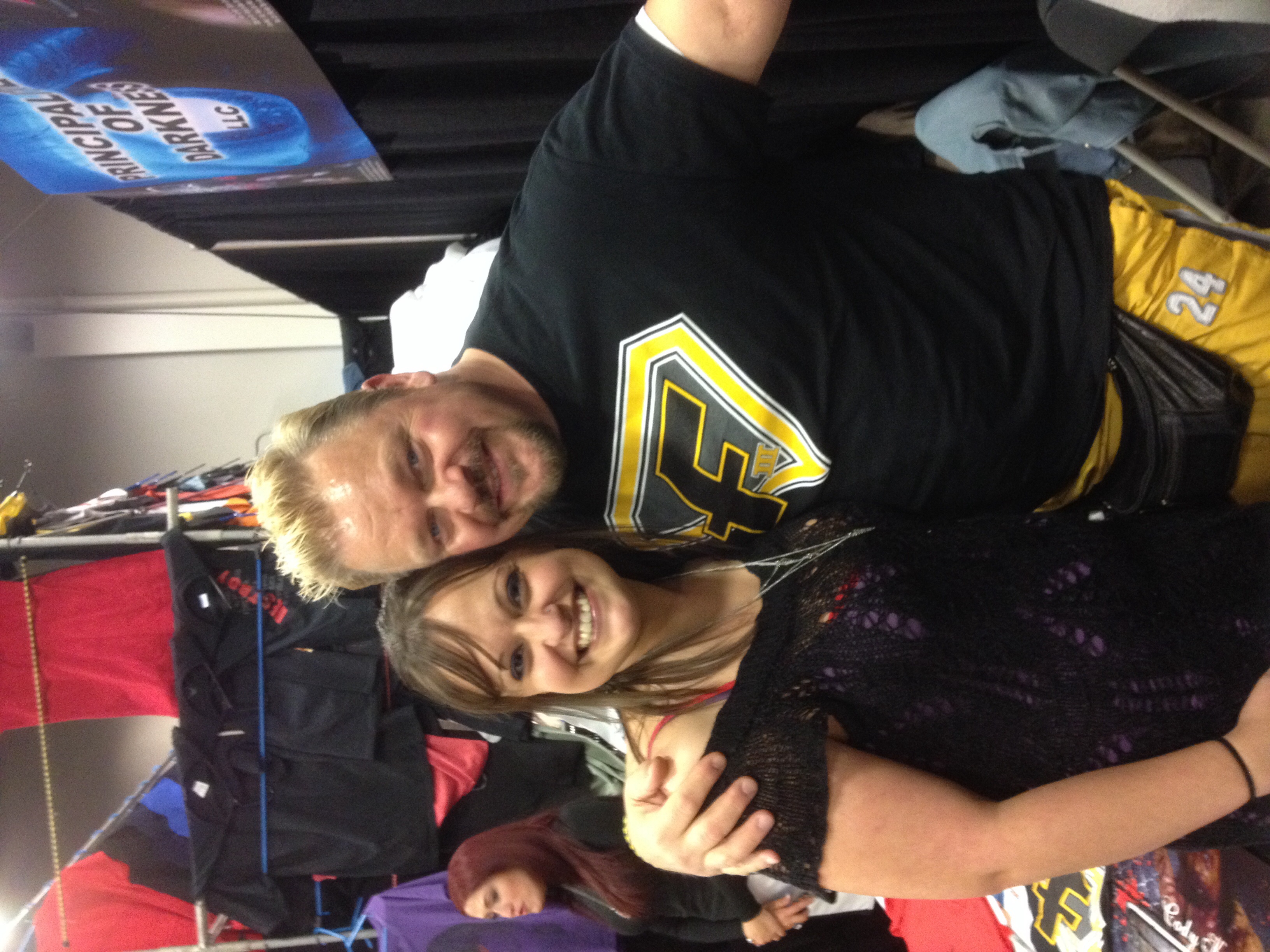 HorrorHound Cincinnati 2014 Me with Shane Douglas from ECW