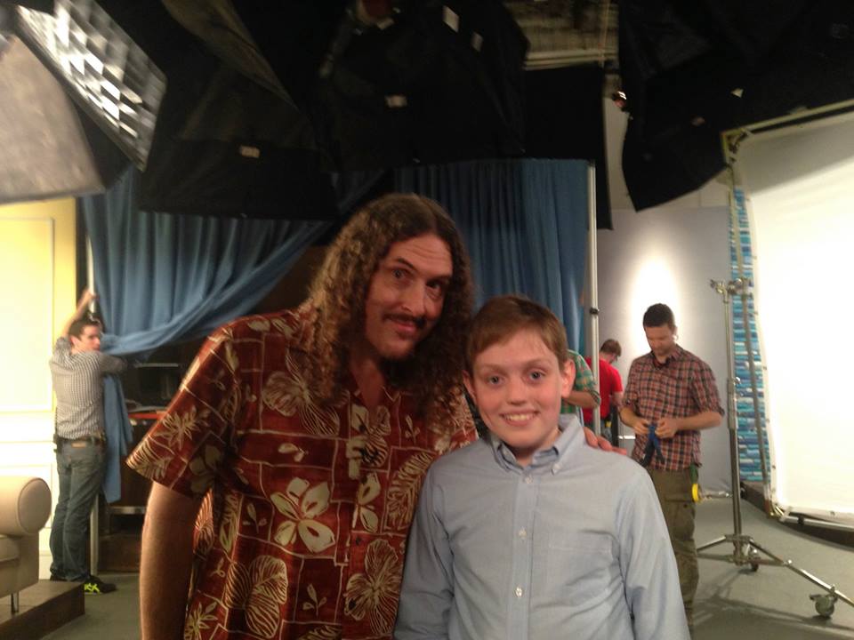 Me - Max - GUEST STAR with Weird Al Yankovic, on set of Comedy! Bang! Bang!