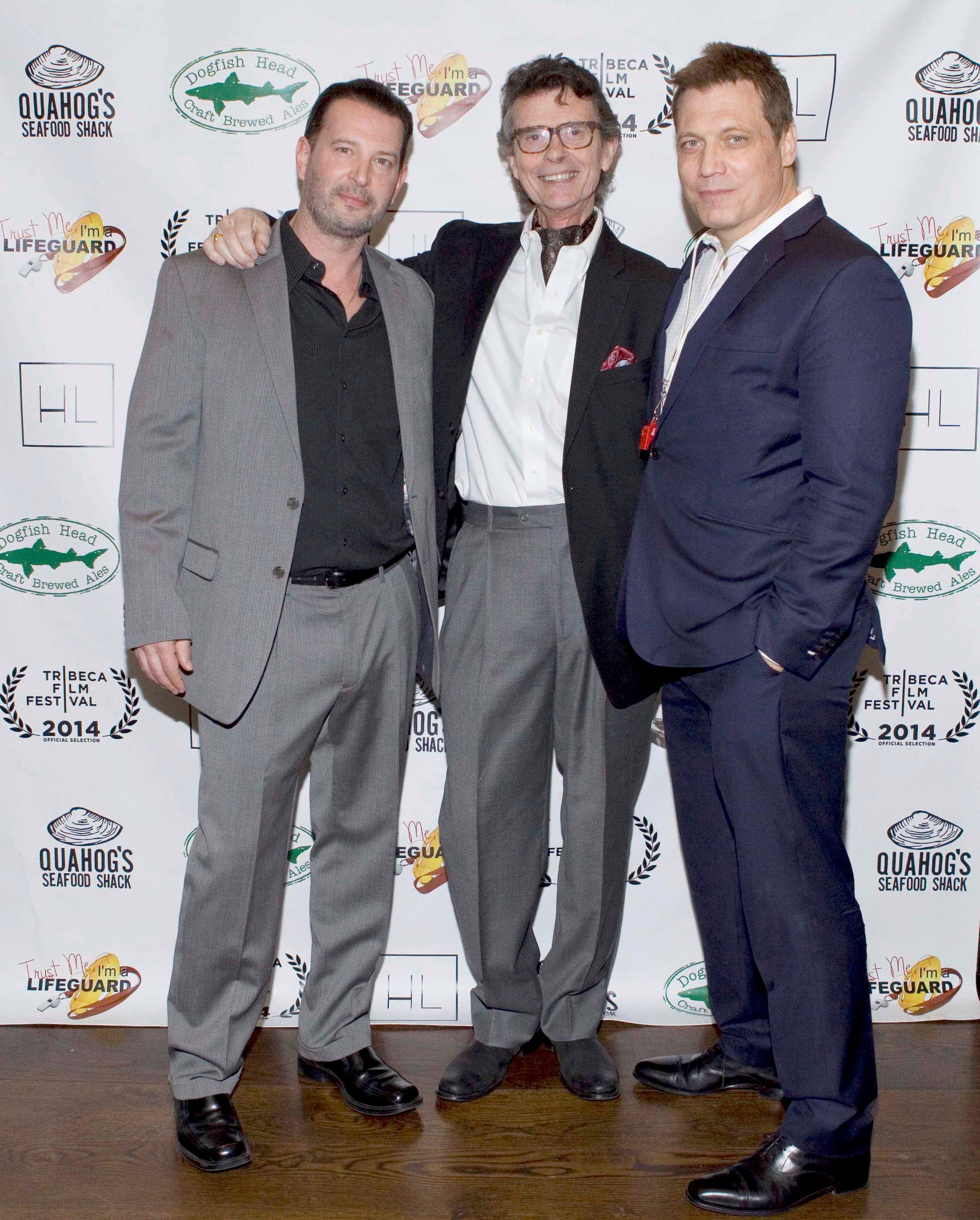 Actors Robert John Keiber, Holt McCallany & Christian Keiber at the world premiere of their film, 