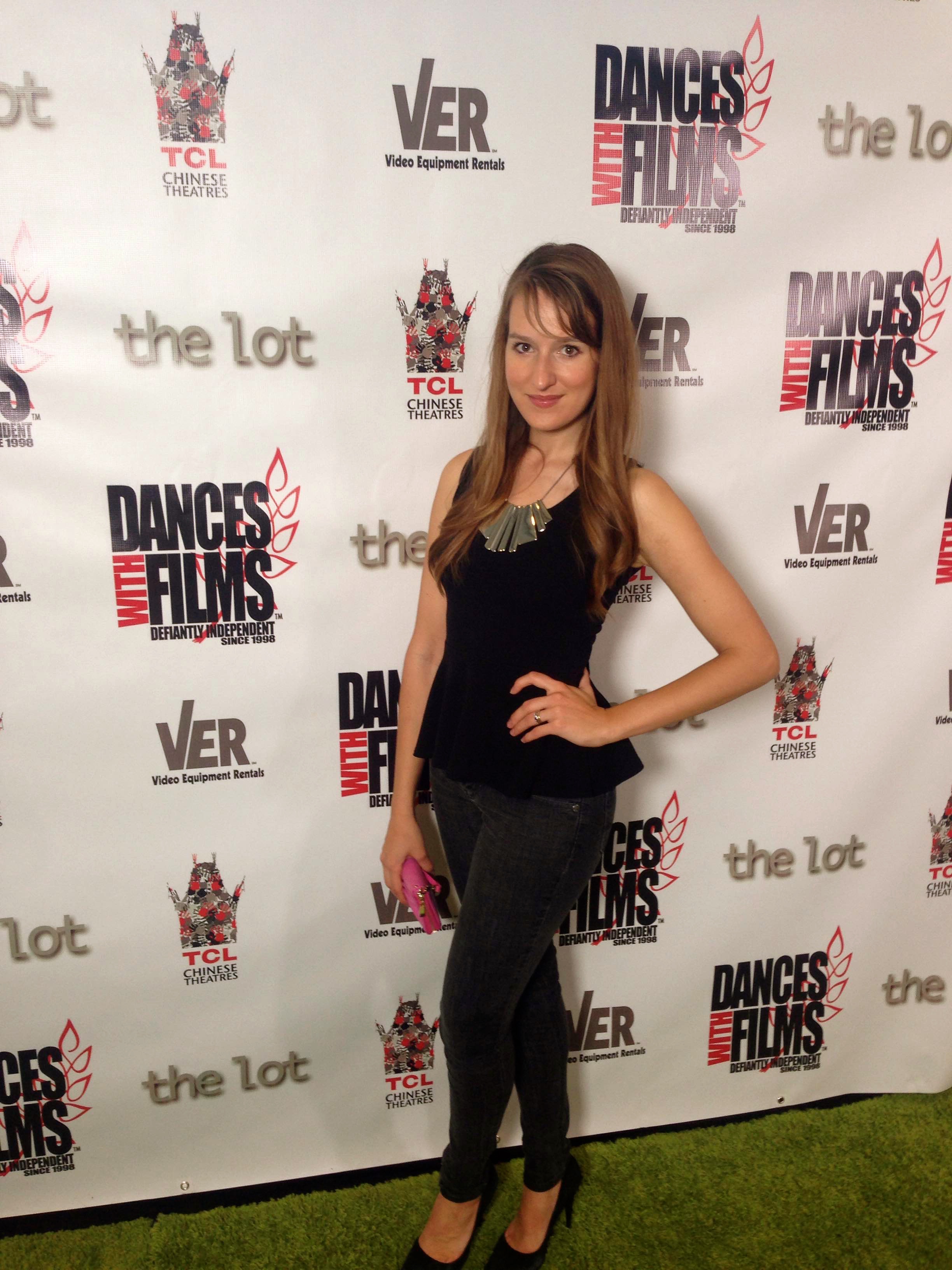 Sarah J. Eagen at the Dances With Films 18 opening party in Hollywood on May 28, 2015