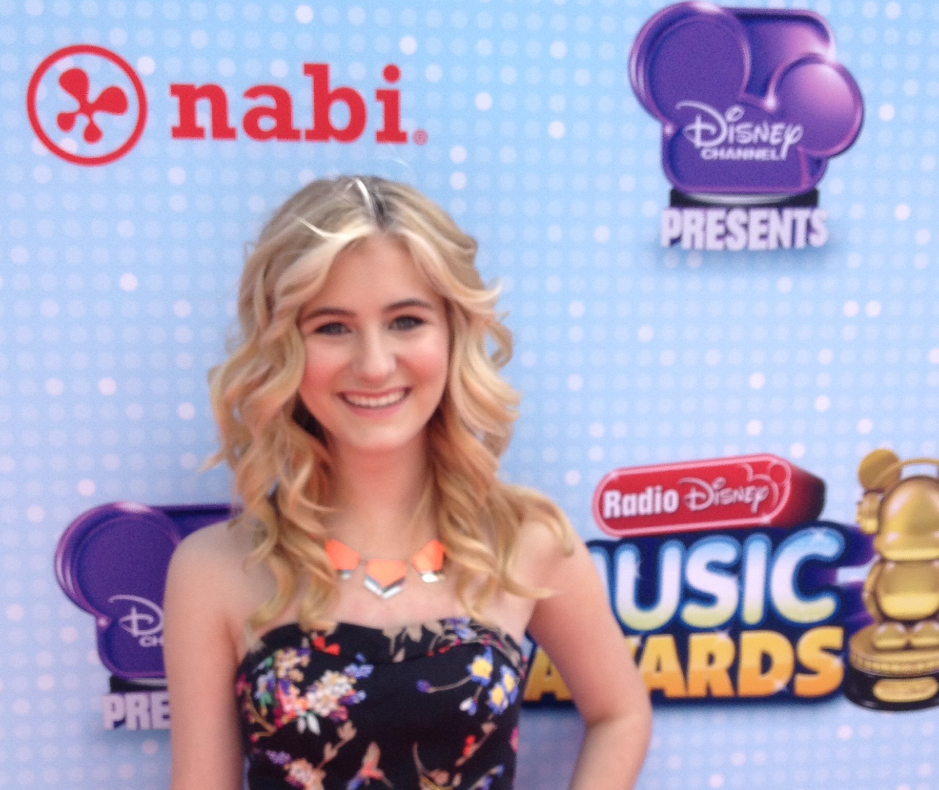 Camryn Sutton on the red carpet at the Radio Disney Music Awards