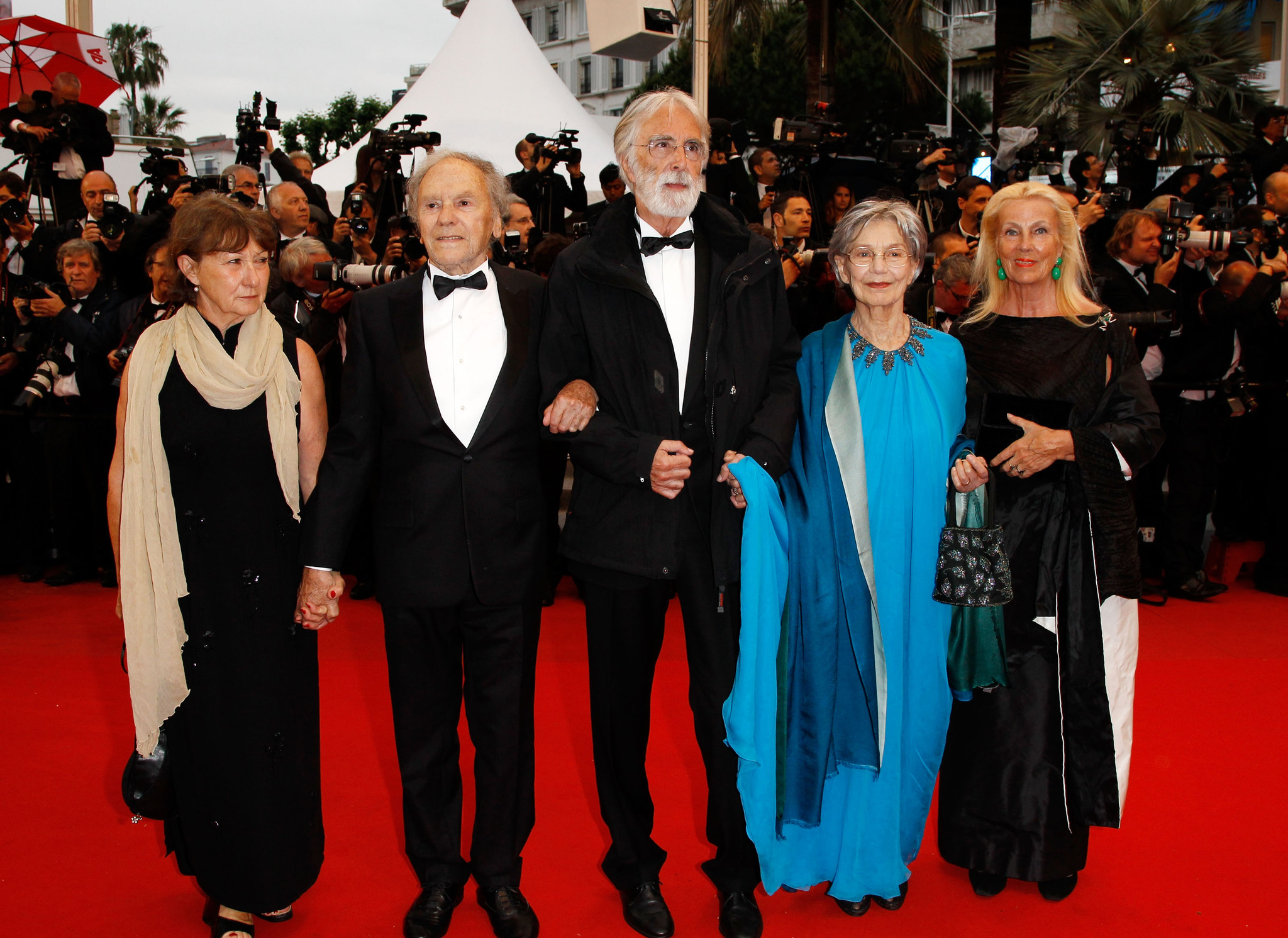 Michael Haneke, Emmanuelle Riva and Susanne Haneke at event of Tereses nuodeme (2012)