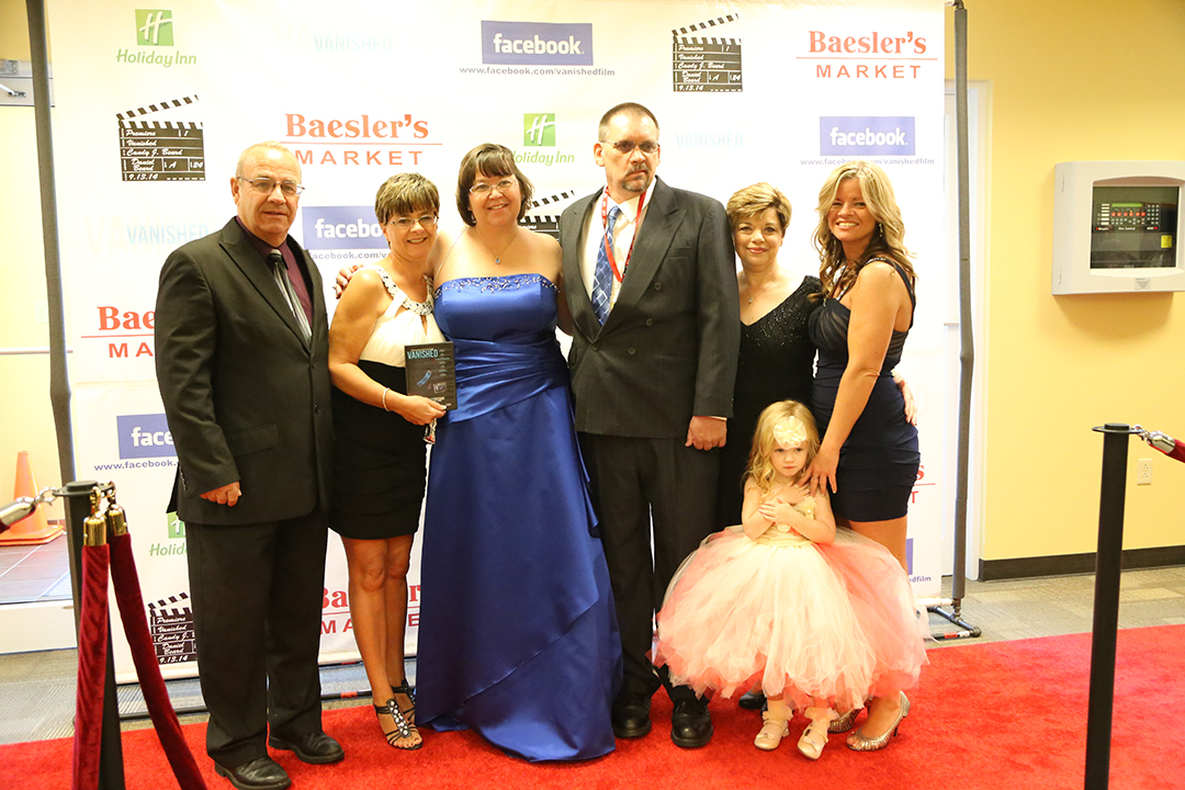 Candy J. Beard with her family at the Vanished film premiere. 09.13.14