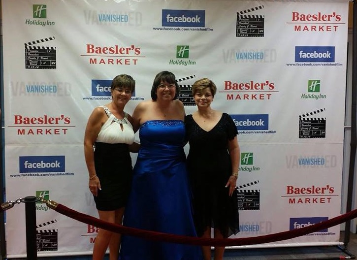 Candy J. Beard with her sisters Debbie Elsberry and Marilyn Milligan at the Vanished red carpet film premiere. 09.13.14