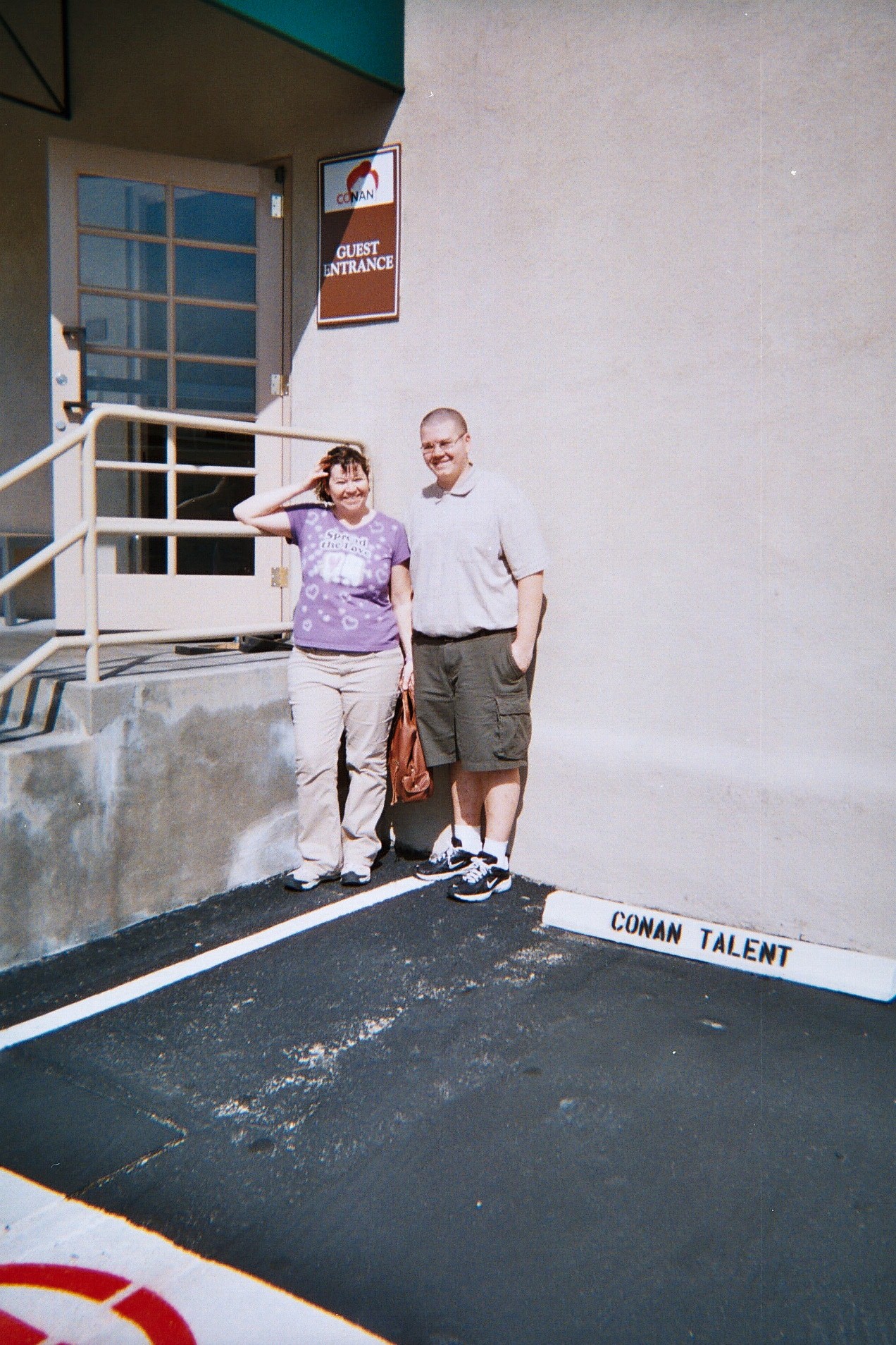 Candy and Daniel Beard - on the Warner Brother's Studio lot - March 2011