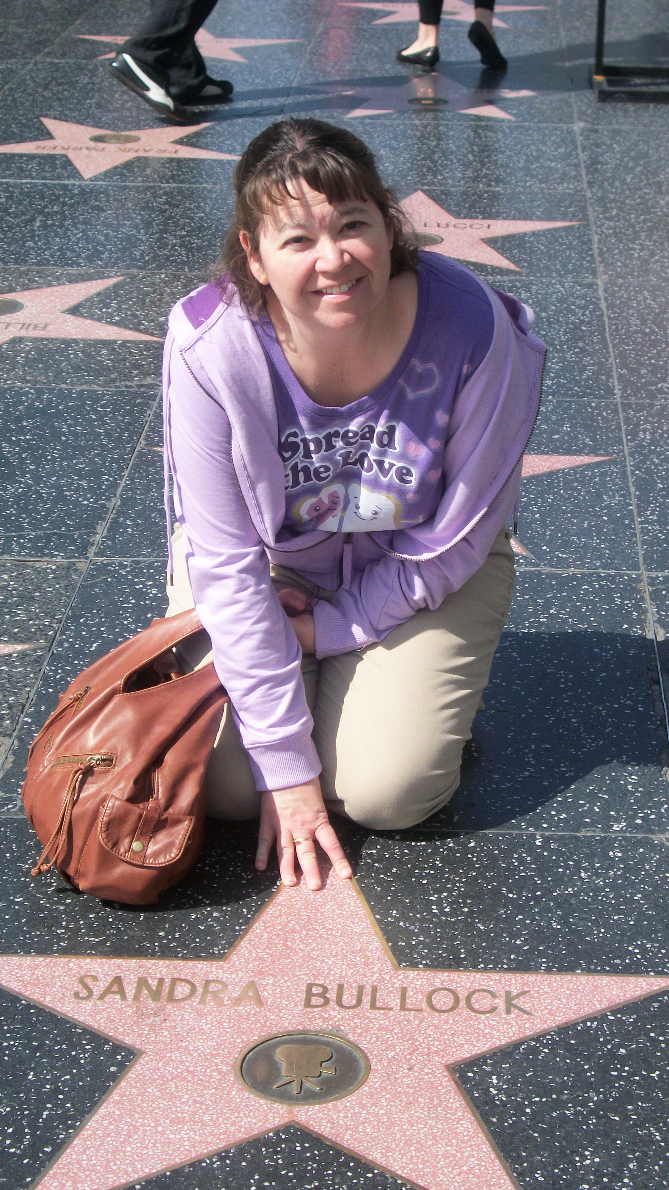 Candy's first time on the Hollywood Walk of Fame - March 2011