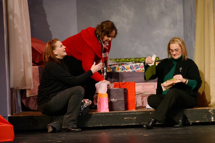 Hometown Holidays II: A Cool Yule - Live Theater; Pictured (l-r) Brenda Jo Reutebuch, Patti Smith & Peggy Rees.