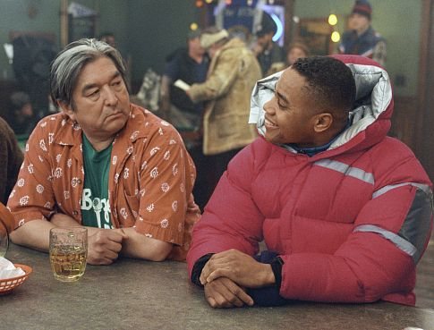 Still of Cuba Gooding Jr. and Graham Greene in Snow Dogs (2002)