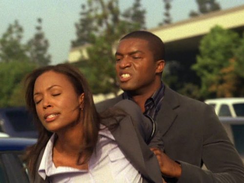 Still of Roger R. Cross and Aisha Tyler in 24 (2001)