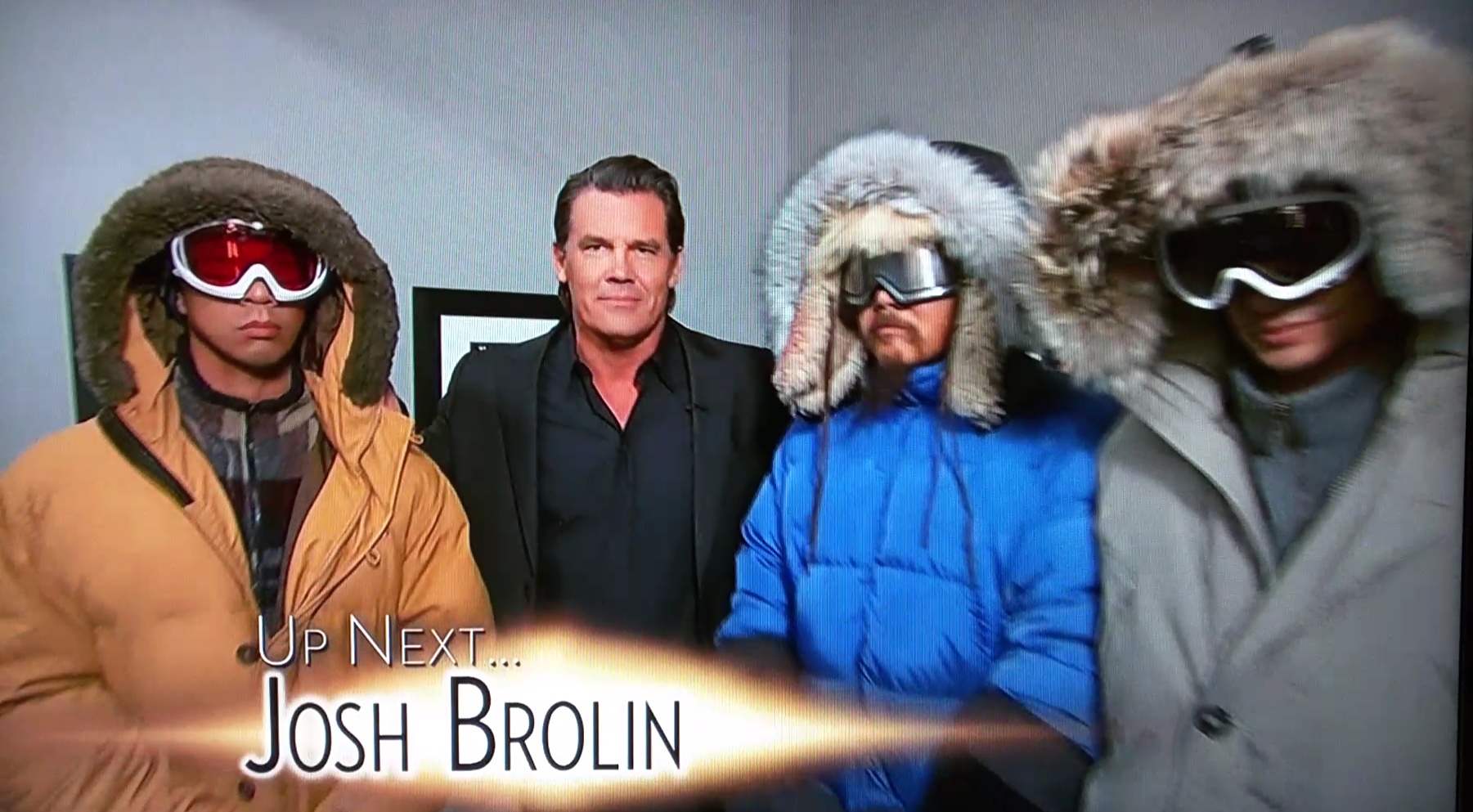 Comedy sketch on Jimmy Kimmel Live. With Josh Brolin.