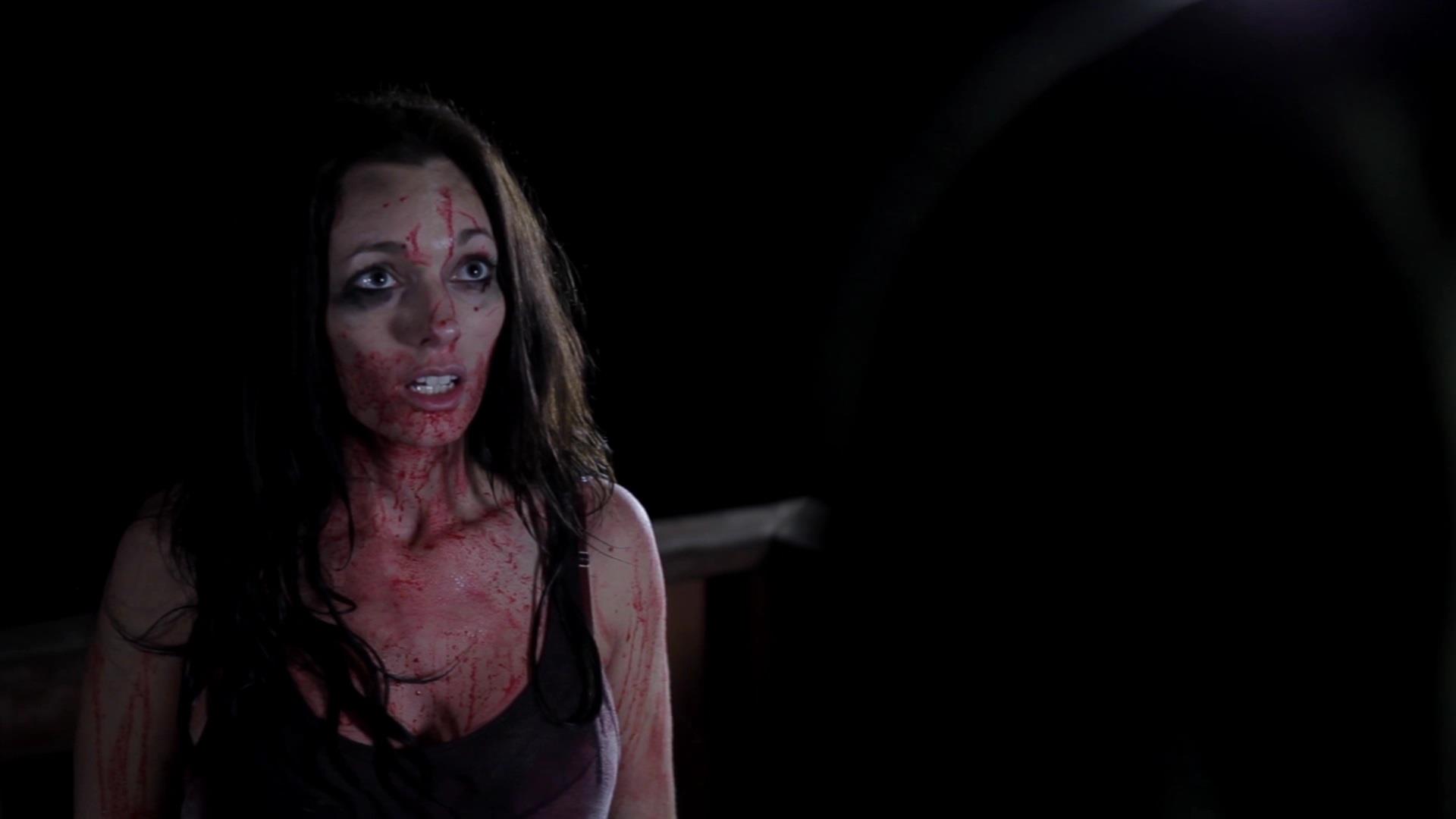 Still of Ashley Mary Nunes from Scary Larry set