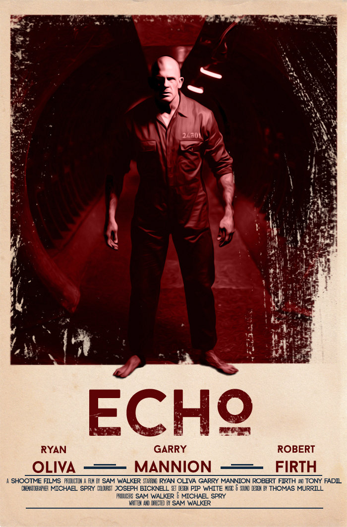 Official poster for Echo, written and directed by Sam Walker.