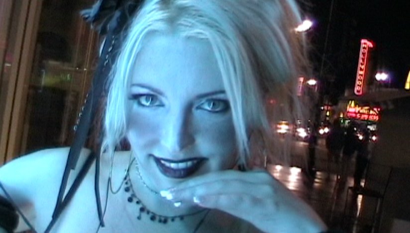 Sydney Silver with Jeff Morrissette behind the camera in footage from unreleased video shoot