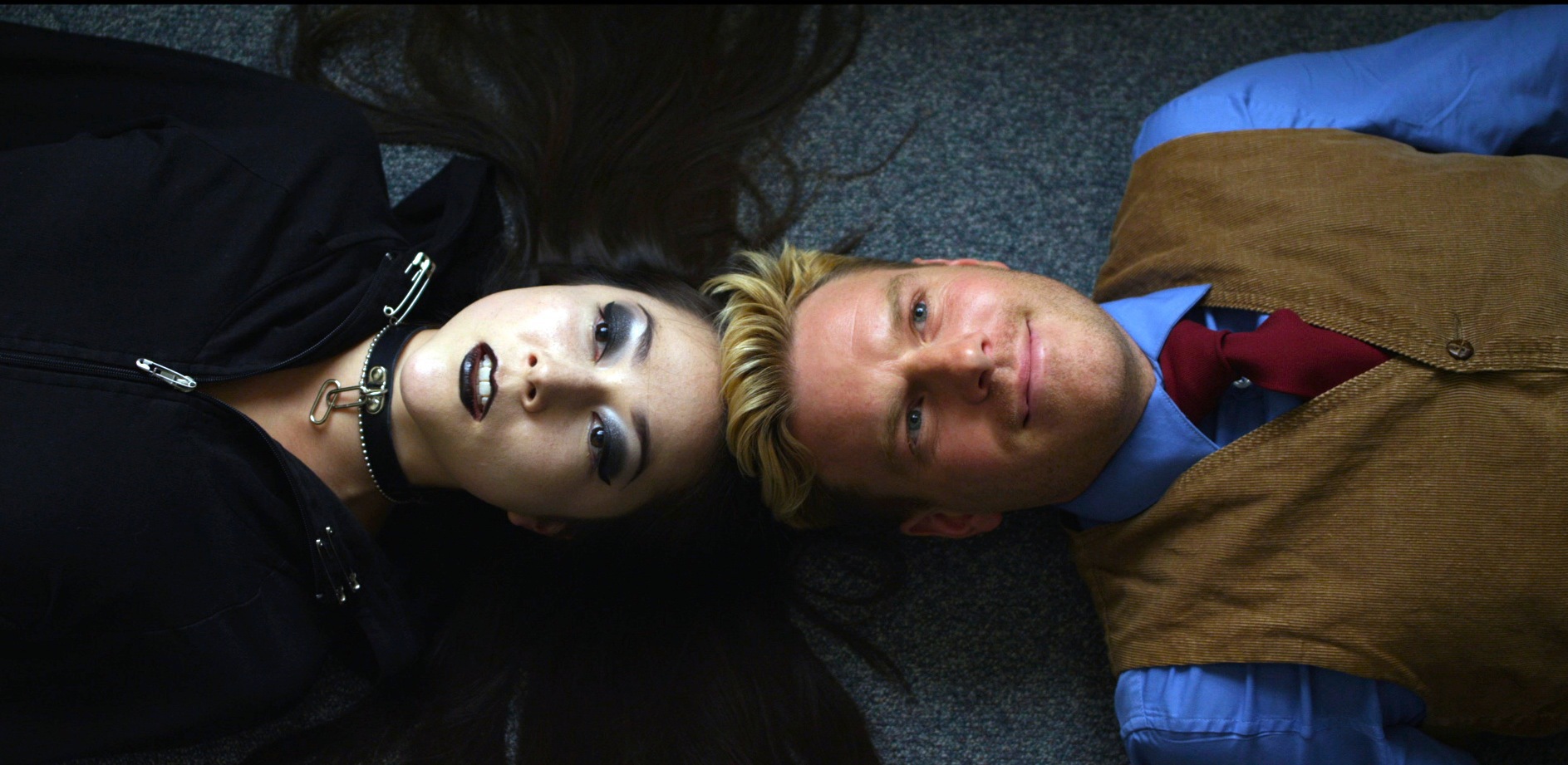 Still of Pat Mills and Emily Piggford in Guidance (2014)