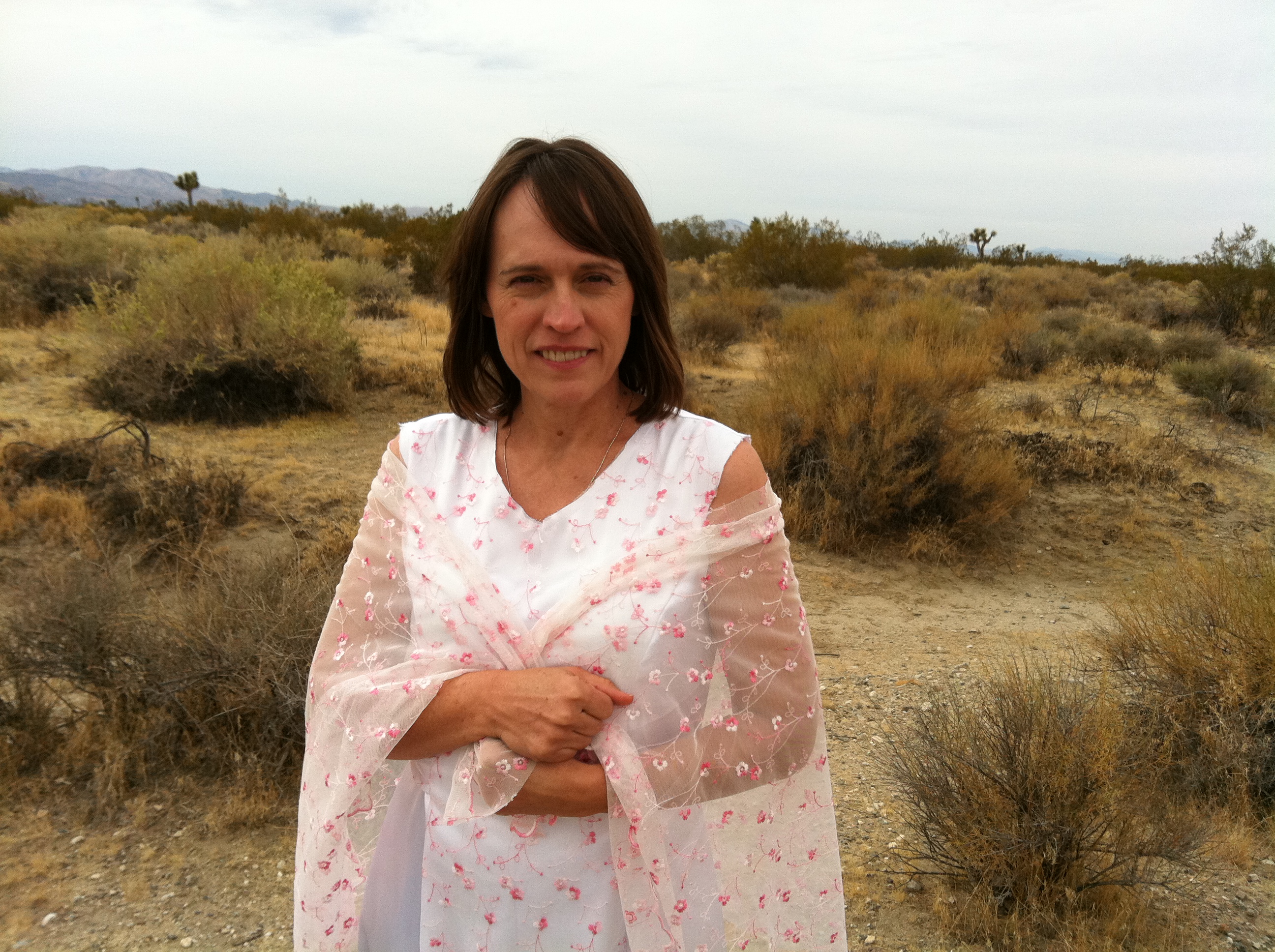 On the set of True North, filmed in Mojave desert 2011