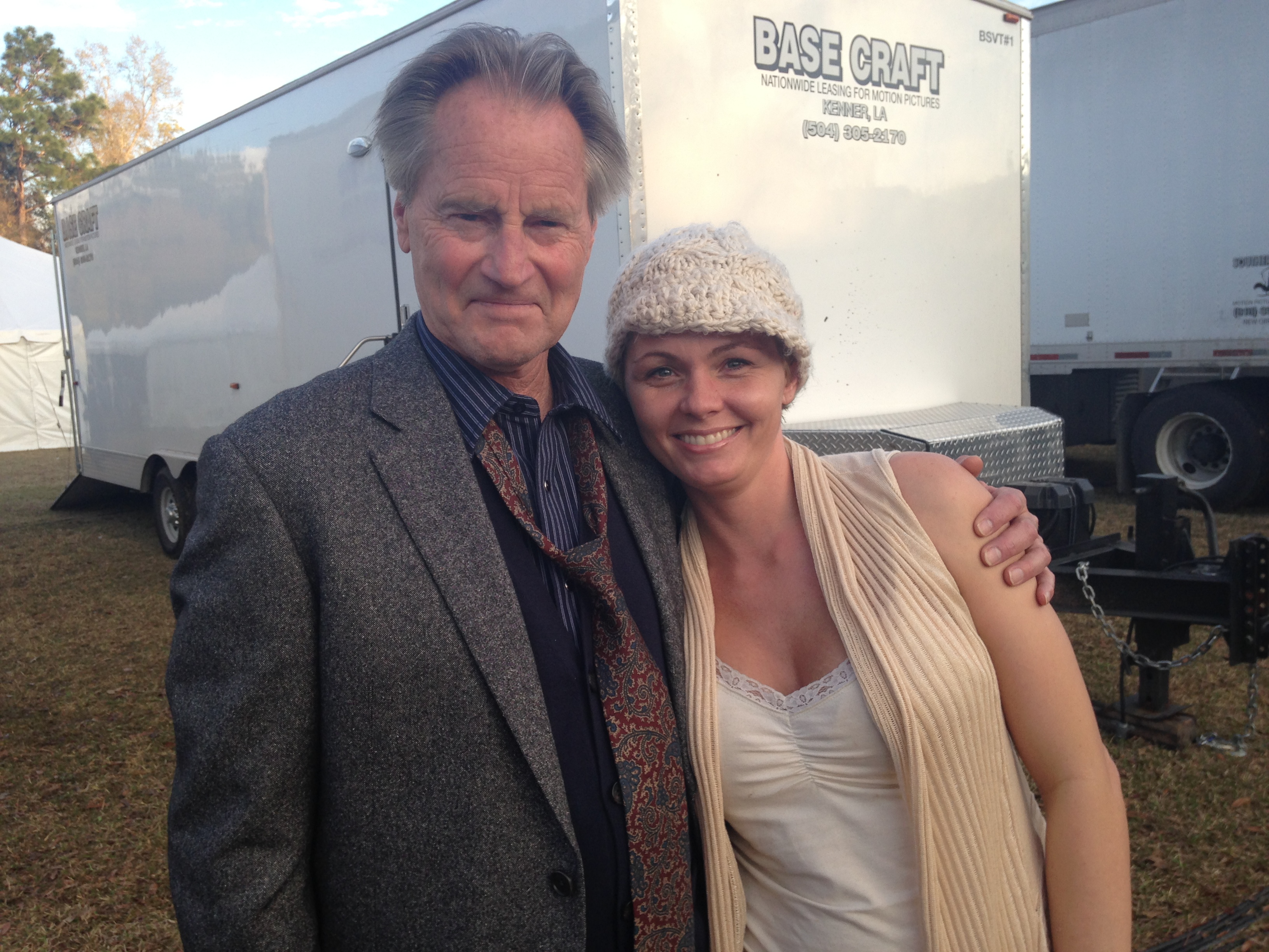With friend and Co-Actor Sam Shepard, 2014