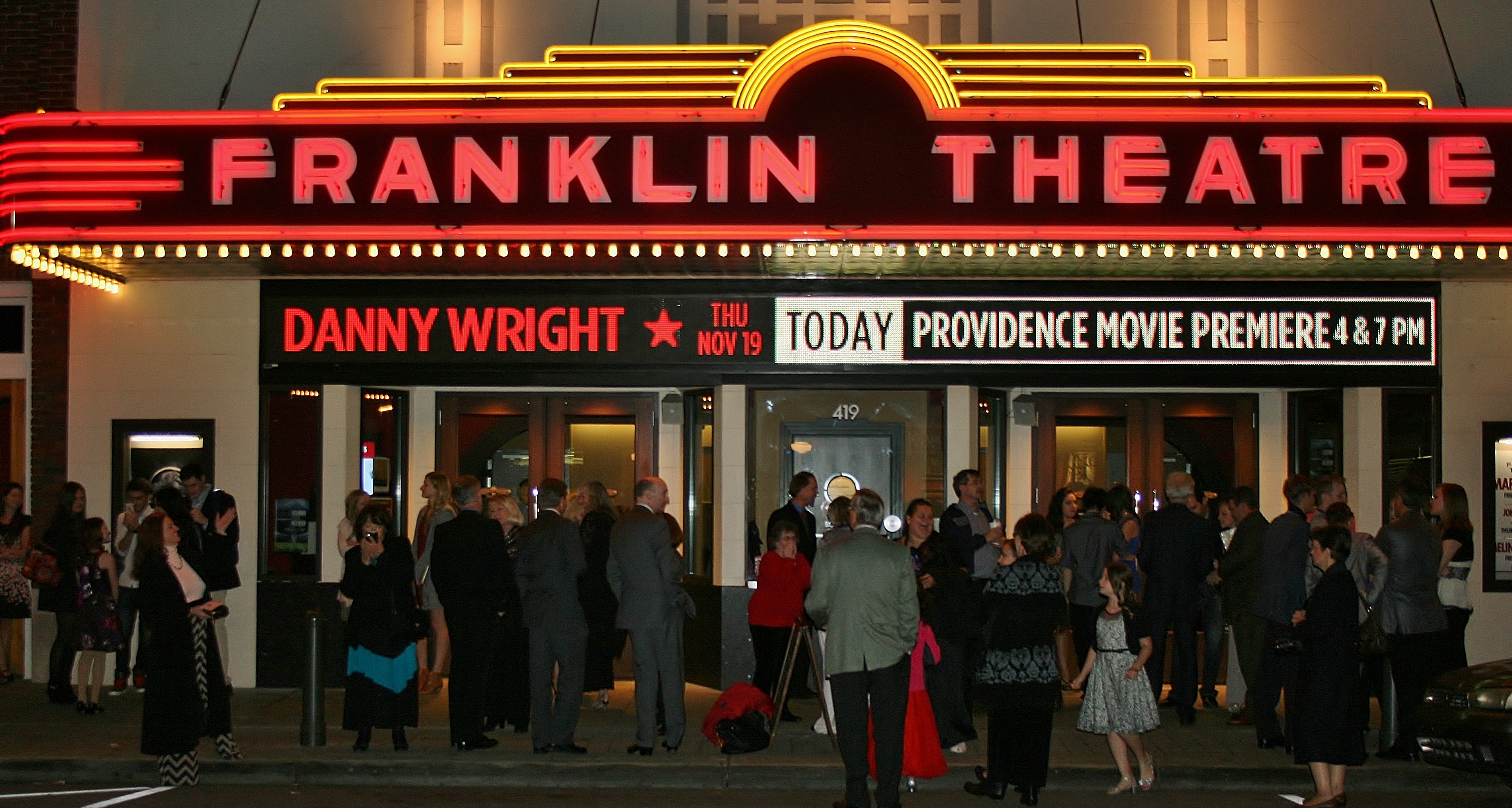 Waiting to get in to see Providence at the Red Carpet Event, Franklin, TN