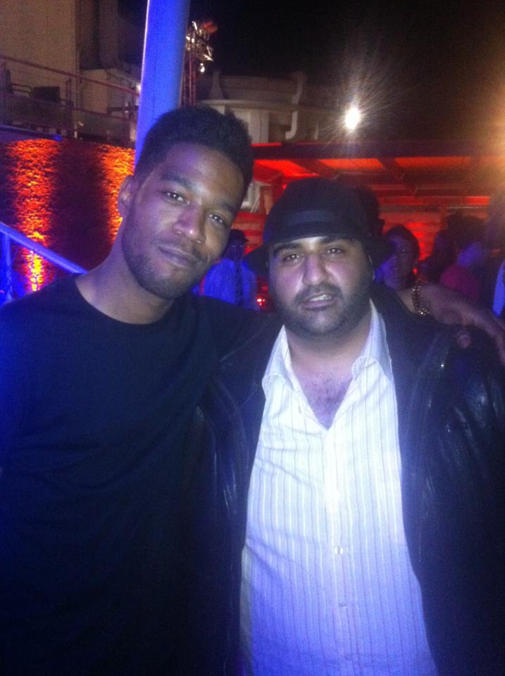 With Kid Cudi in Cannes