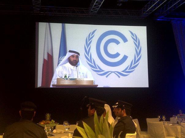 Master of Ceremony for the UN Climate Change Conference Signing event