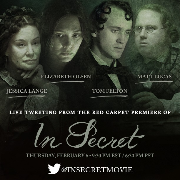 Advert for IN SECRET (2013) .