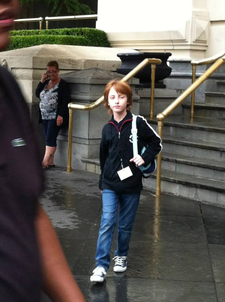 Dimitrije Bogdanov - in front of New York Film Academy (NYFA) in New York City. JULY 2013