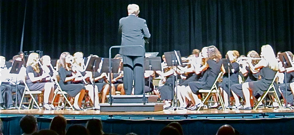 Dr. McLendon Conducting Another Concert