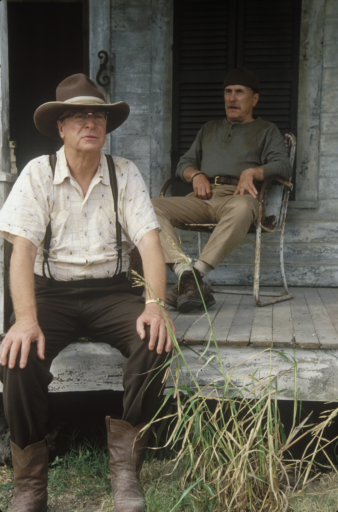 Still of Michael Caine and Robert Duvall in Secondhand Lions (2003)