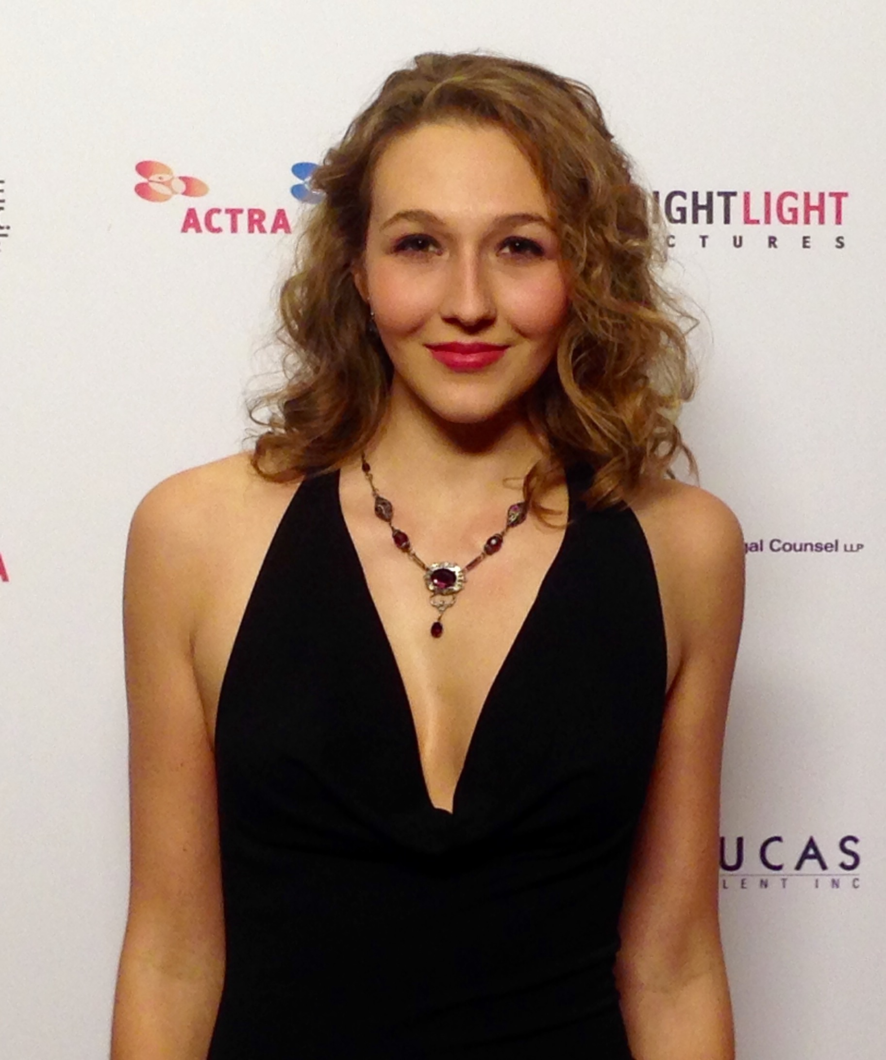 Ava Vanderstarren at the 2015 UBCP/ACTRA Awards Gala