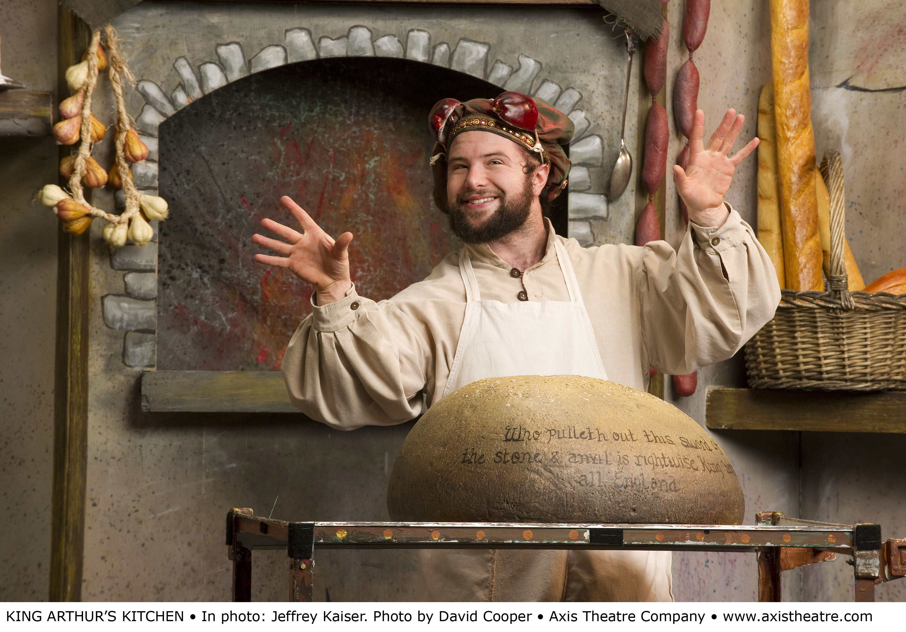 Jeffrey Kaiser as Cook in Axis Theatre Companies King Arthur's Kitchen