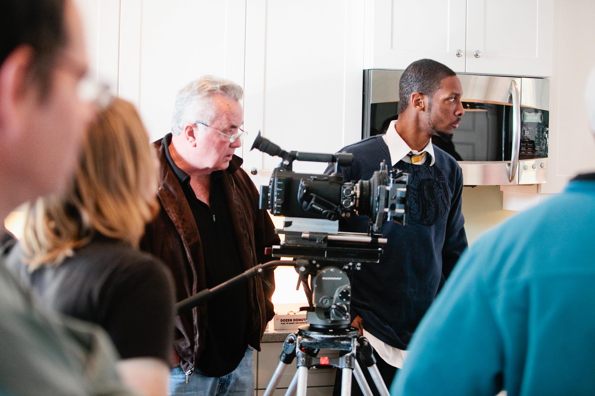DP Tom Priestly Jr on the set of Undeserving Grace
