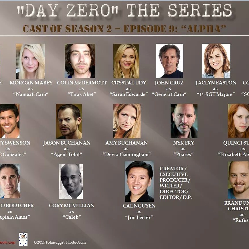 Newest member to the hit show Day Zero.