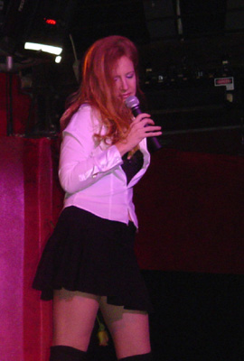 Javelyn performing at Rage