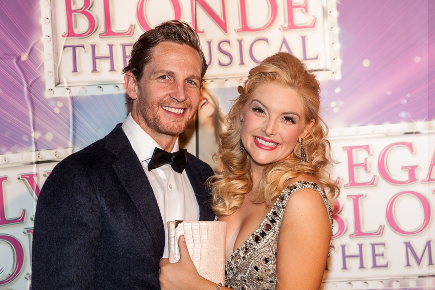 David Harris with Lucy Durack - Opening night Legally Blonde