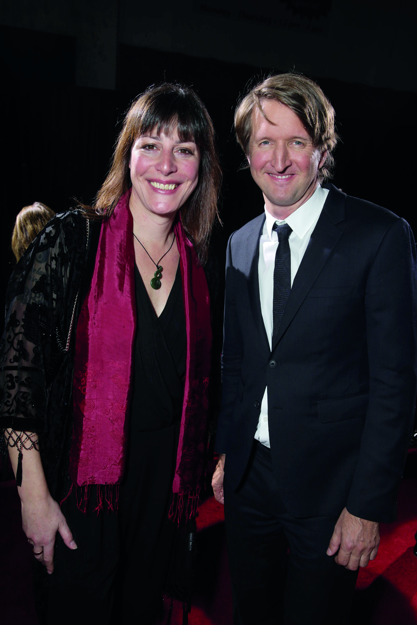 Tom Hooper and Rebecca Root at event of Danu mergina (2015)