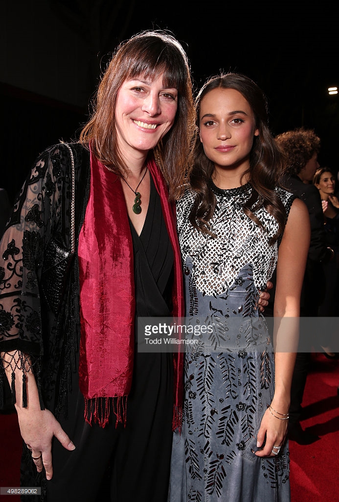 With Alicia Vikander at the LA Premiere of The Danish Girl, 21 Nov 2015