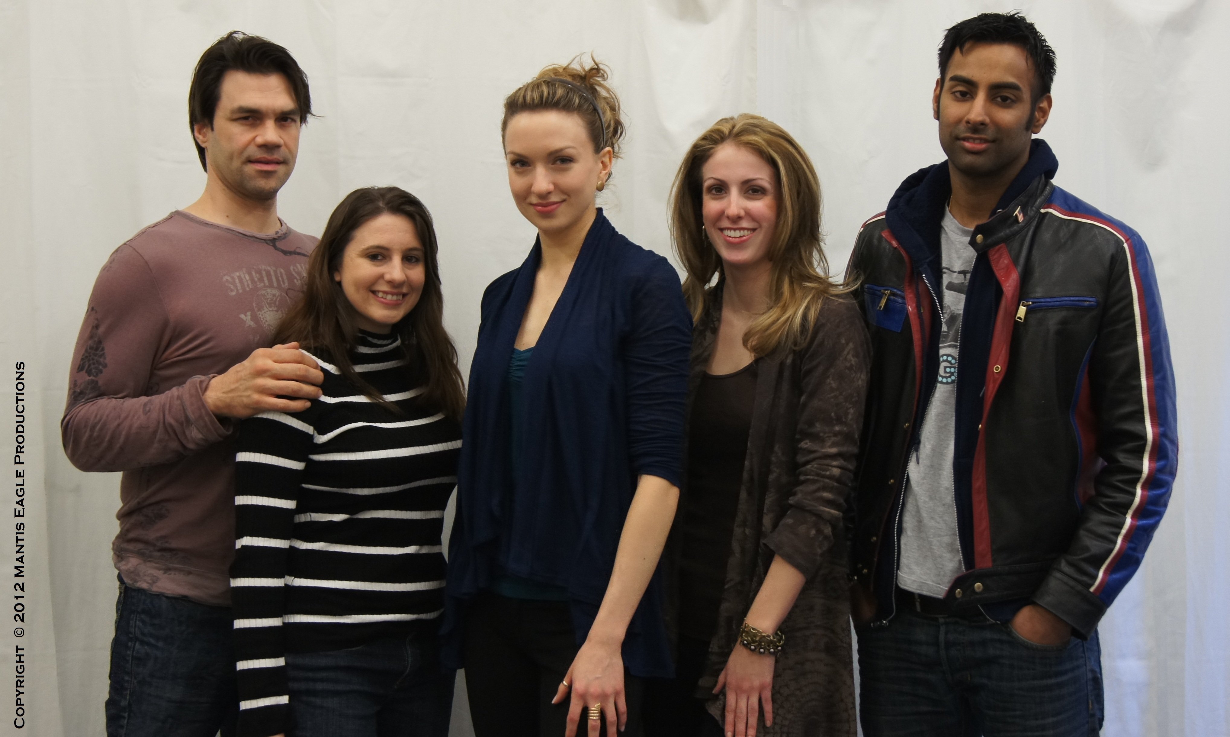 Promotional photo of Robert Wilde, Candice Morreale, Chloë Tuttle, Janel Sipala and Gurjot Anand for Life's a Minefield.