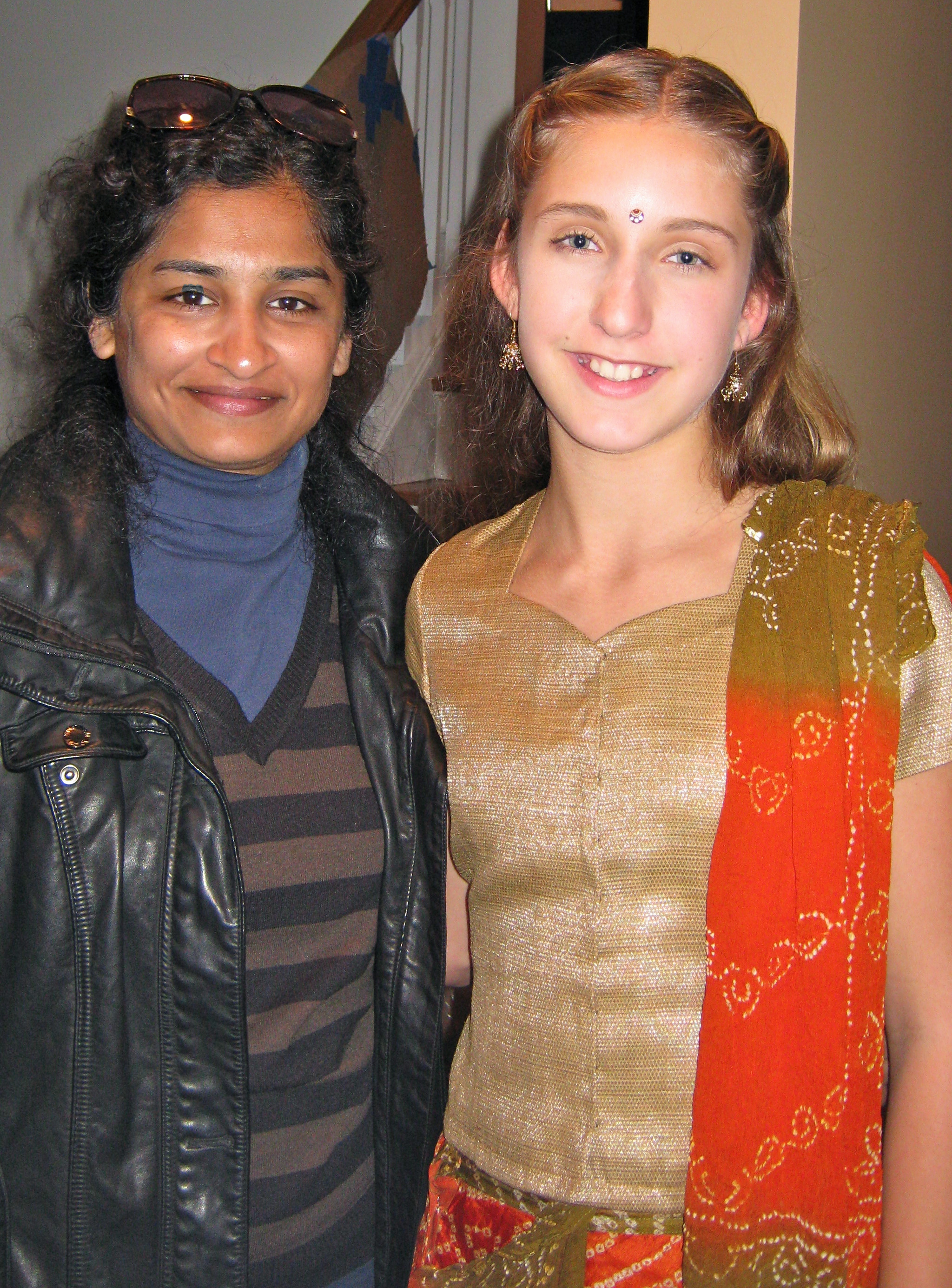 Carina with Director: Gauri Shinde - on set of English Vinglish.