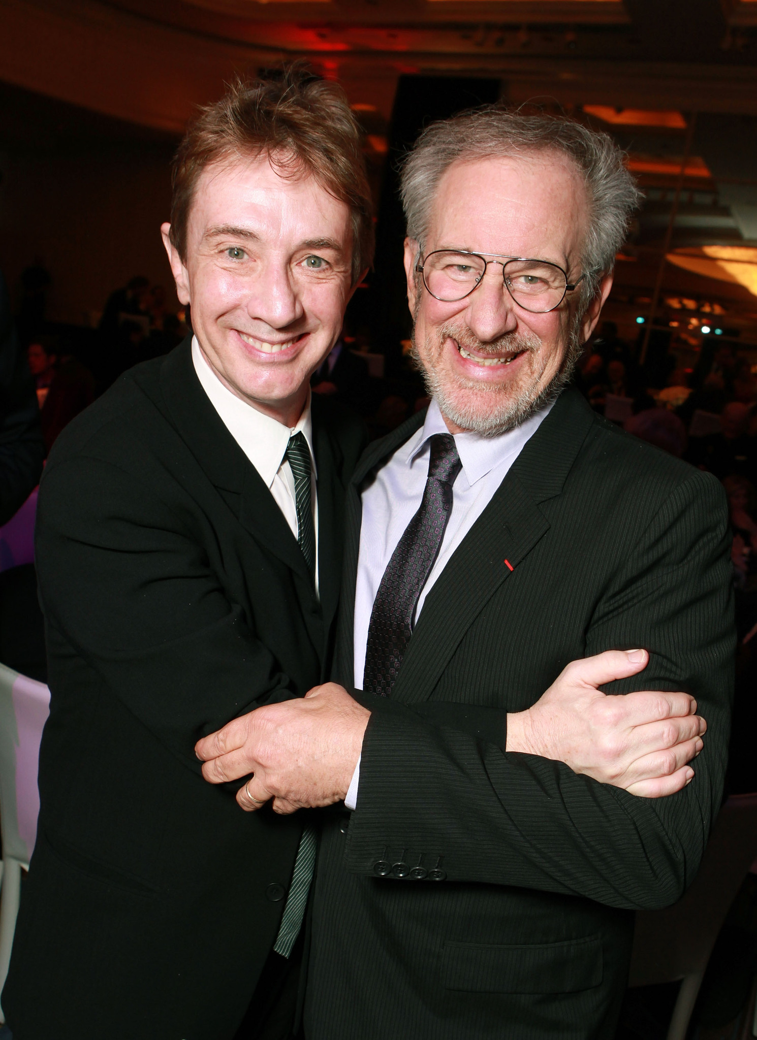 Steven Spielberg and Martin Short