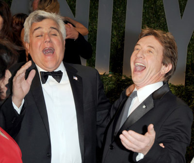 Martin Short and Jay Leno