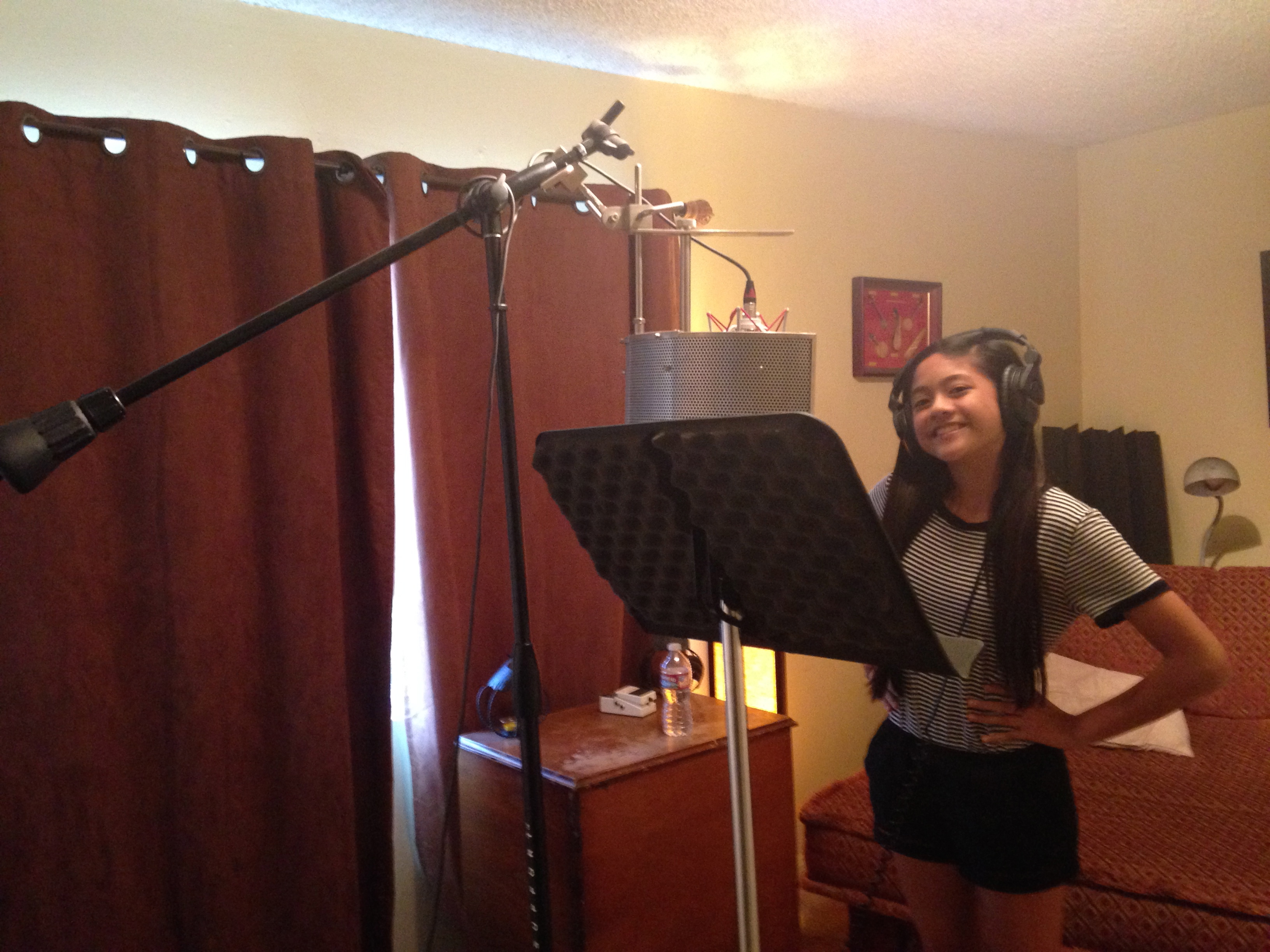 Asia Aragon laying down a new track