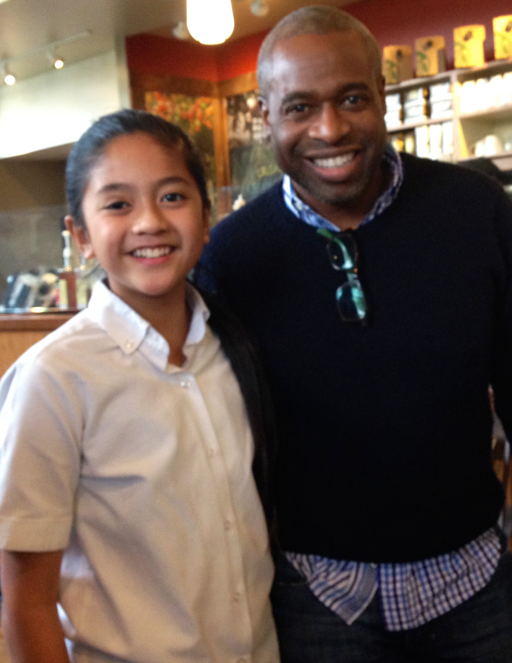 Asia Aragon with Phill Lewis from The Suite Life of Zack & Cody