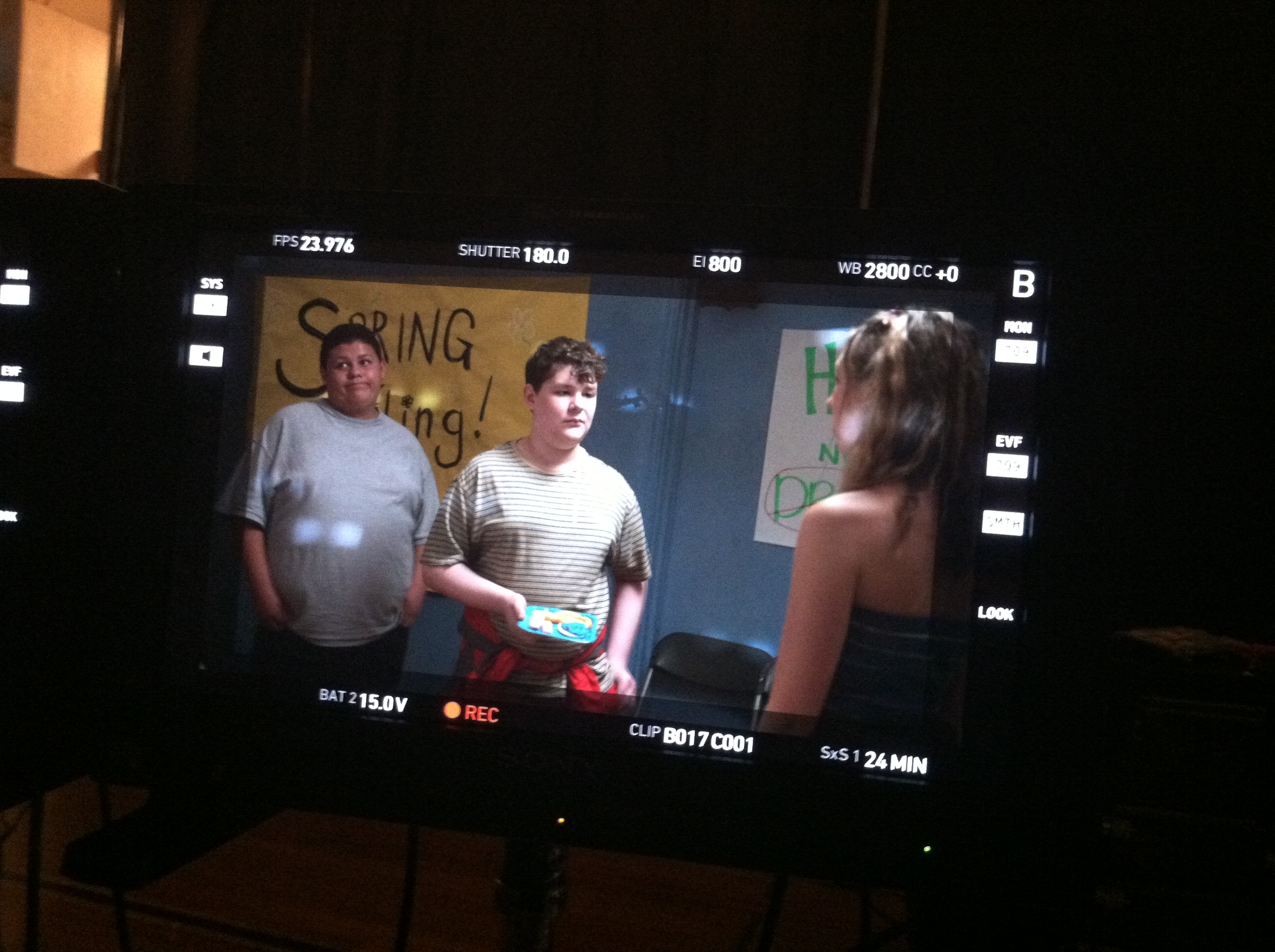 May 31, 2015. Shooting a Pilot! Anna Konkle David Miguel Southworth