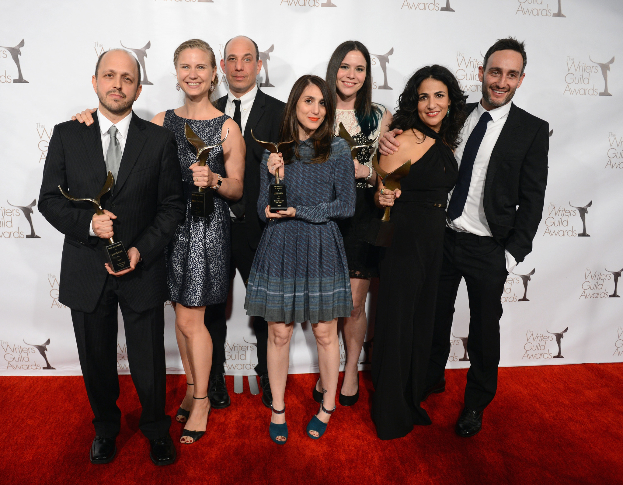 Bruce Eric Kaplan, Dan Sterling, Jennifer Konner, Deborah Schoeneman, Lesley Arfin and Sarah Heyward at event of Girls (2012)